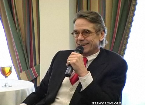 Jeremy Irons is interviewed by the Hudson Union Society
